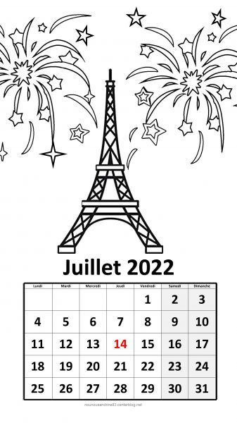 Coloriage Calendrier 2022 Calendrier 2022 à thème à colorier
