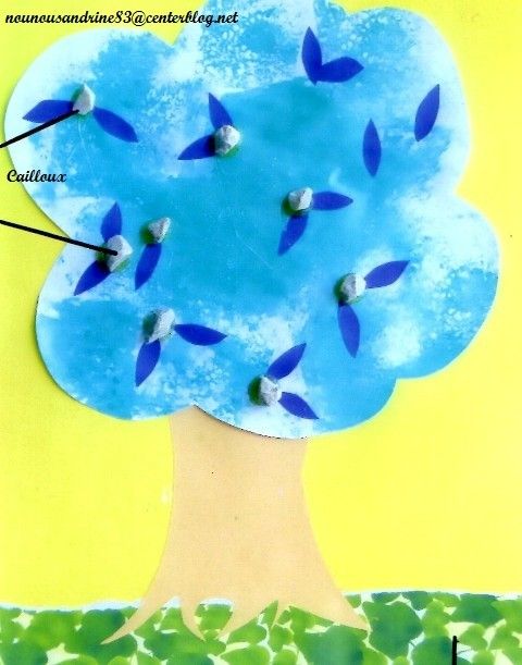 activité manuelle : l'arbre à cailloux