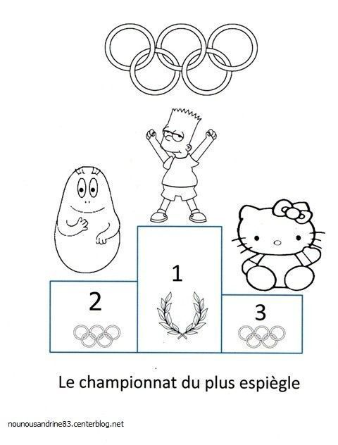 Bricolage facile de médaille olympique pour enfant - DIY