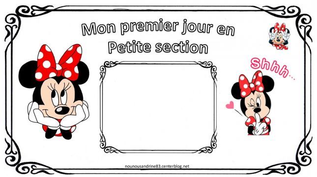 mon premier jour en petite section