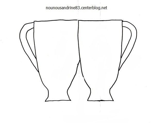 activité manuelle : fête des mères : tasse fleurie