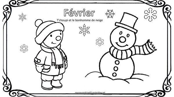 tchoupi février à colorier