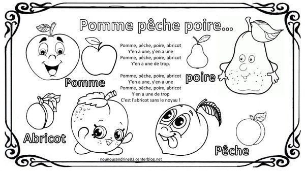 pomme pêche poire