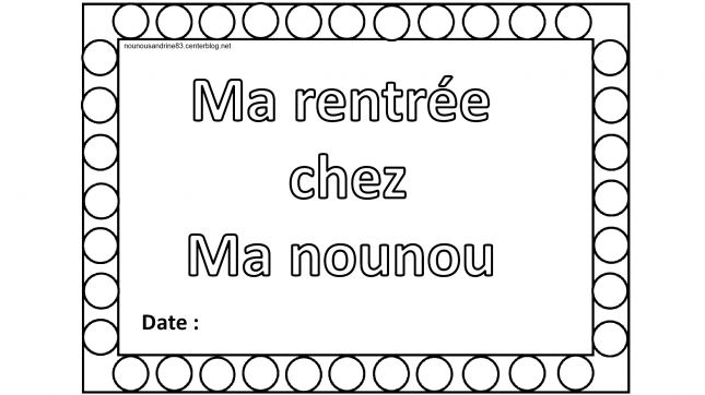 rentrée chez nounou assistante maternelle