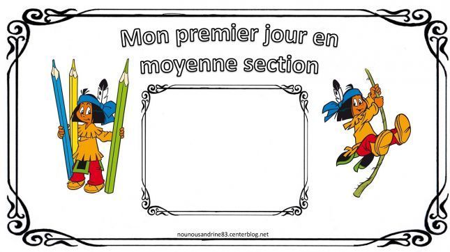 mon premier jour en moyenne section