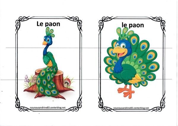 les animaux de la ferme puzzle 3 pièces