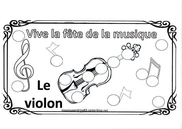 fete de la musique coloriage - Page 3
