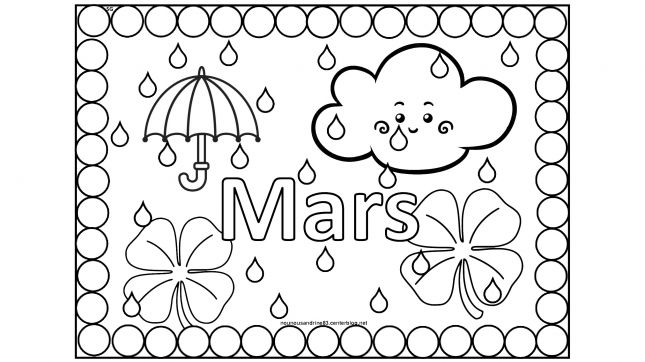 Mars Colorier Gommettes