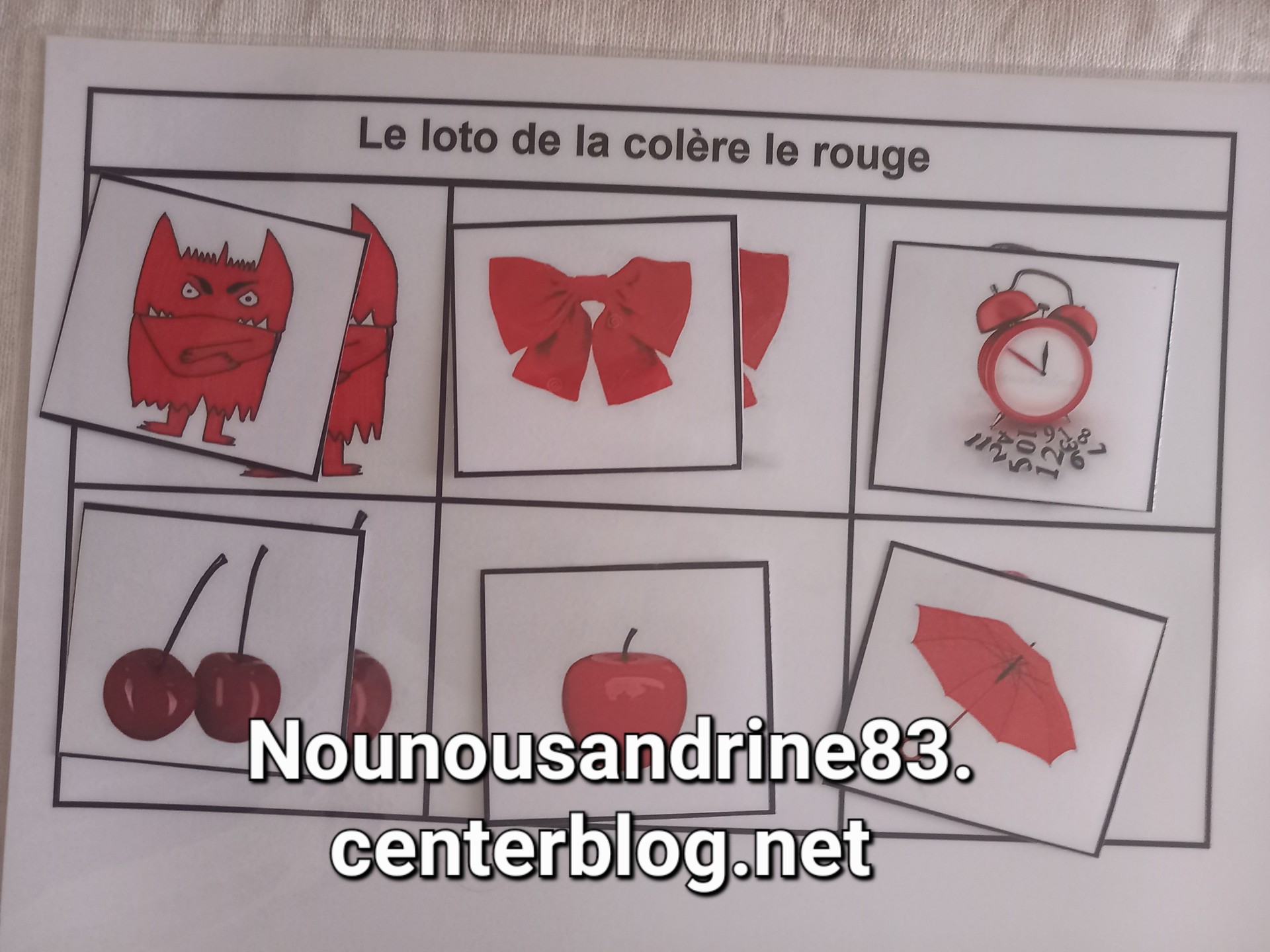 le loto de la colère le rouge