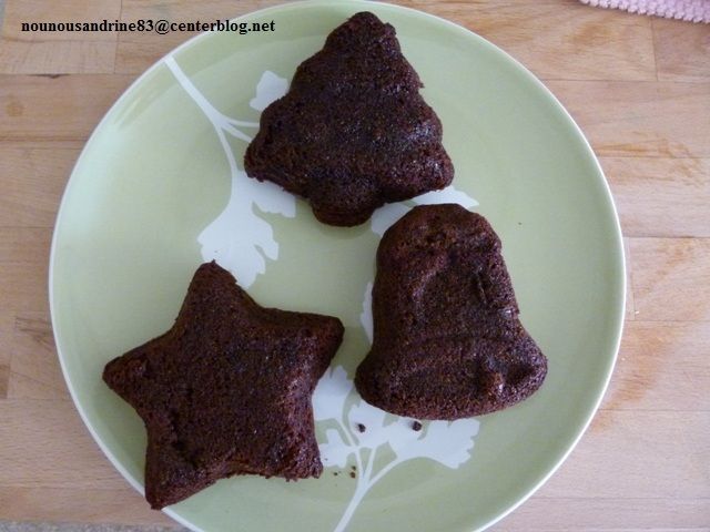 Fondant Au Chocolat De Noel