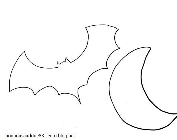activité manuelle : halloween : chauve souris