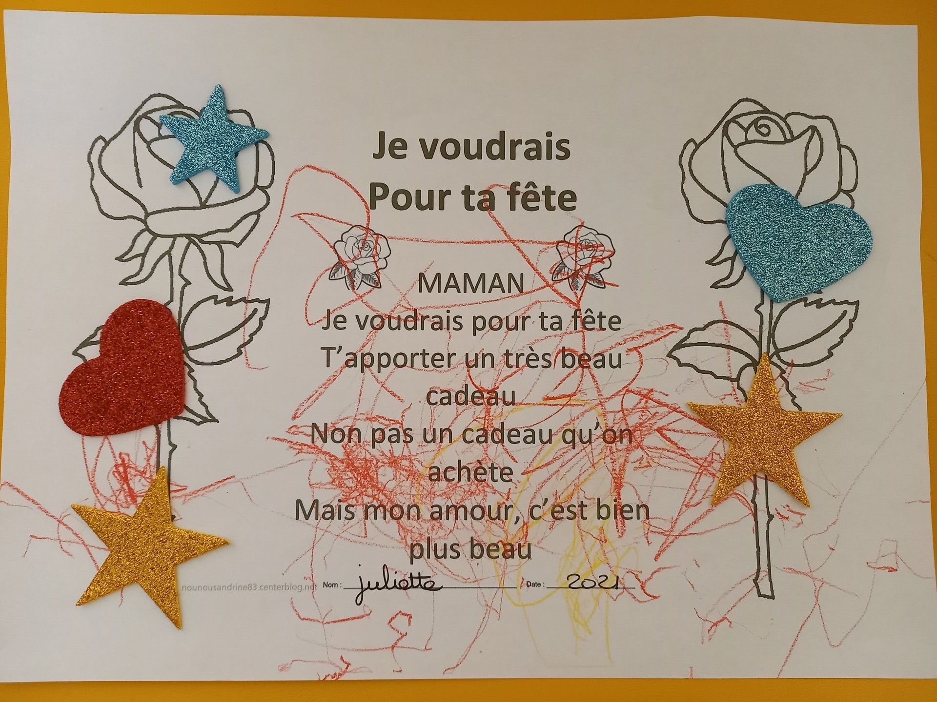 fete des meres comptines