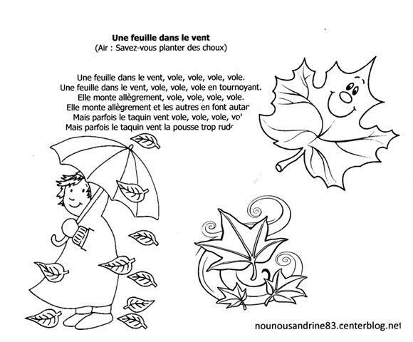 une feuille dans le vent : automne